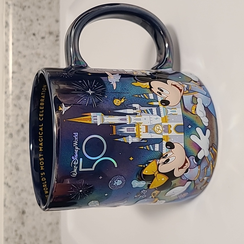 **SOLD** Disney 50th Anniversary Mug Walt Disney World Mickey and Friends NWT